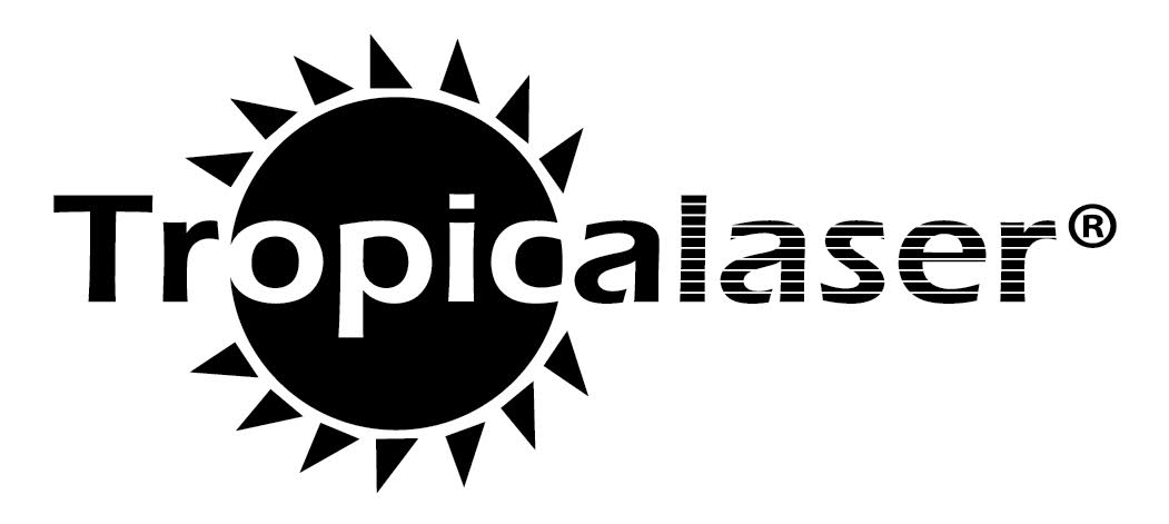Tropicalaser Logo Black and White
